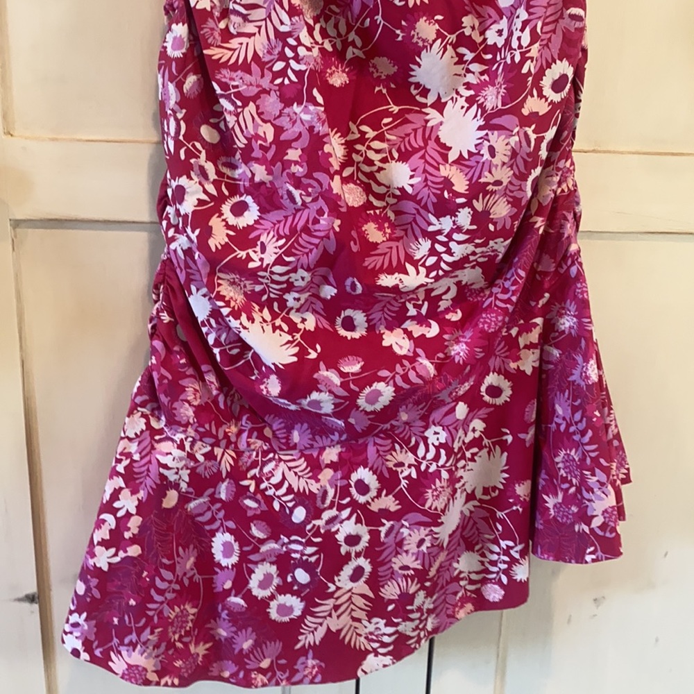 NWT SACHIN & BABI ellen pink floral fitted dress - Picture 6 of 13